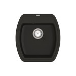 Кухонна мийка VANKOR Norton NMP 01.48 Black + сифон 