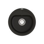 Кухонна мийка VANKOR Polo PMR 01.44 Black + сифон VANKOR