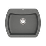 Кухонна мийка VANKOR Norton NMP 01.63 Gray + сифон 