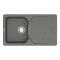 Кухонна мийка VANKOR Sigma SMP 02.85 Gray + сифон
