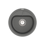 Кухонна мийка VANKOR Polo PMR 01.44 Gray + сифон VANKOR