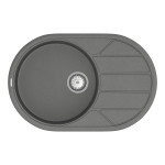 Кухонна мийка VANKOR Easy EMO 02.78 Gray + сифон VANKOR