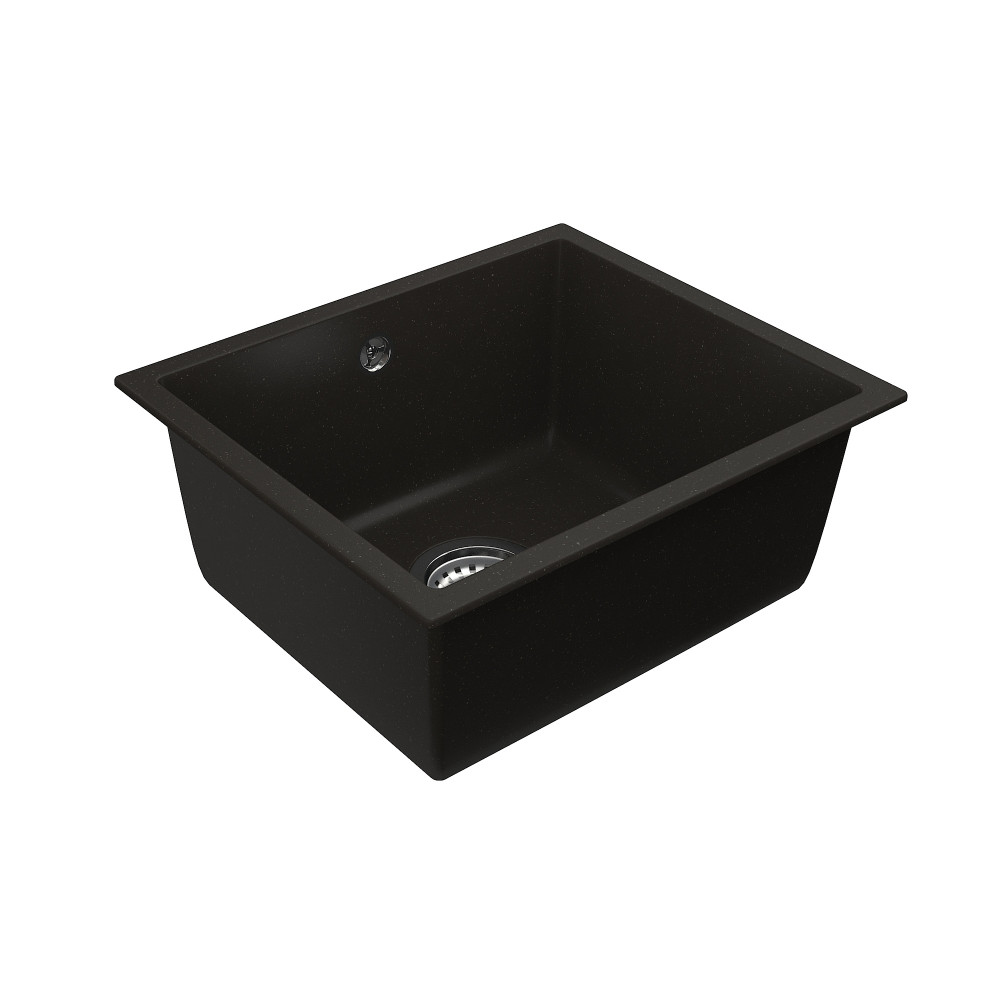 Кухонна мийка VANKOR Orman PM 01.44 Black + сифон