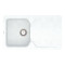 Кухонна мийка VANKOR Sigma SMP 02.85 White stone + сифон