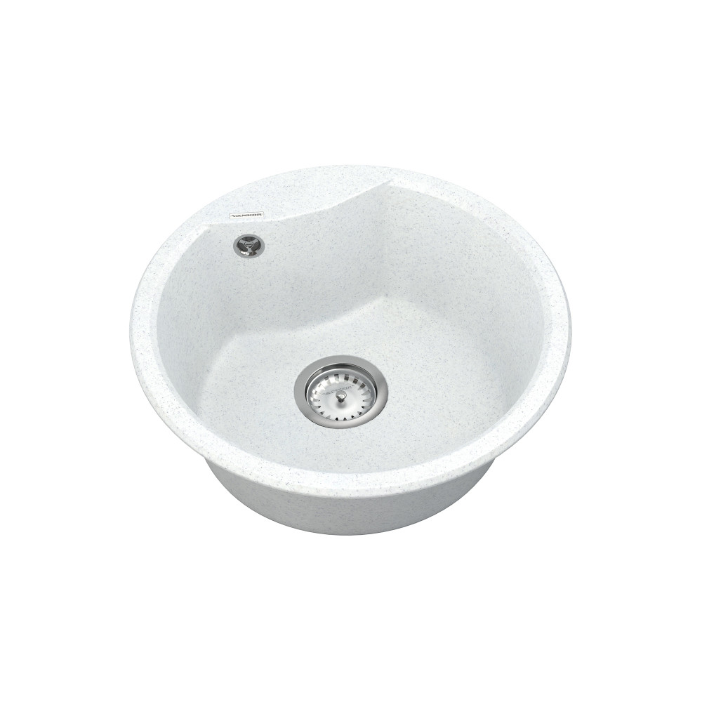 Кухонна мийка VANKOR Vena VMR 01.48 White stone + сифон